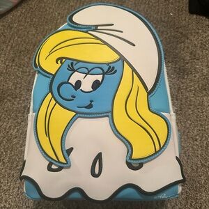 Loungefly Blue Smurfette Backpack